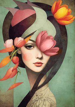 Floral queen by Mirjam Duizendstra