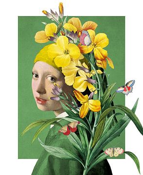 Meisje met de Parel - the Springtime Edition van Marja van den Hurk