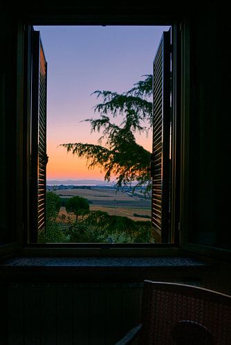 Sunrise in summer Umbria