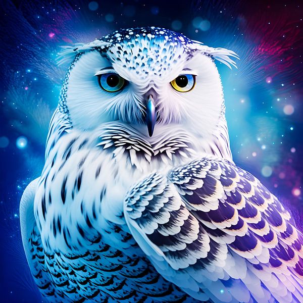 Hibou des neiges par Mutschekiebchen