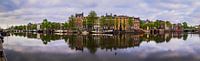 Panorama des Flusses Amstel in Amsterdam, 2020