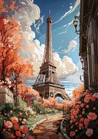 Tour Eiffel au printemps