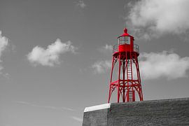 Der Leuchtturm der Keizersbolwerk in Vlissingen von Framed by Elisabeth