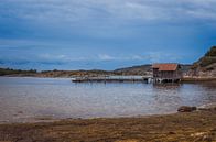 houten pier aan de zweedse kust von ChrisWillemsen Miniaturansicht