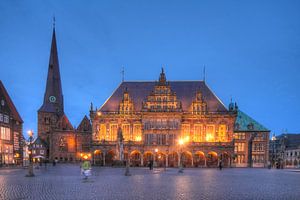 Town Hall at  Dusk, Bremen