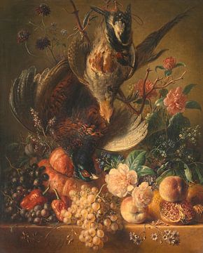 Bloemen en gevogelte, Georgius Jacobus Johannes van Os