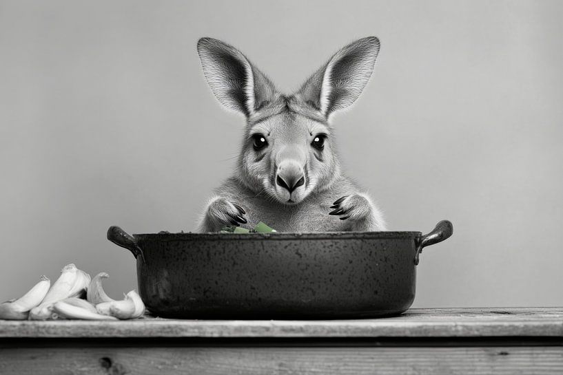 Cuisine kangourou par Poster Art Shop
