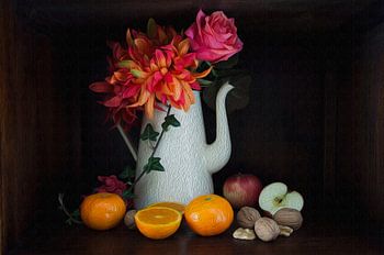 Stilleven in baroque stijl