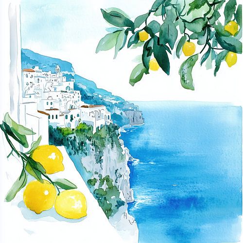 Amalfikust Italië artistiek