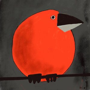 Red bird. Easy going van Martin Groenhout