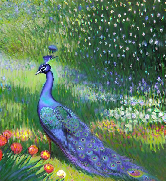 The peacock von Niek Traas
