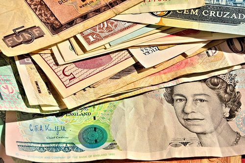 Bankbiljetten van over de hele wereld