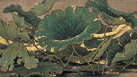 Vergoldeter Lotus mit Baldachin von Siti Zuliana
