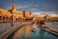 Plaza de Espana in Sevilla, Spanien
