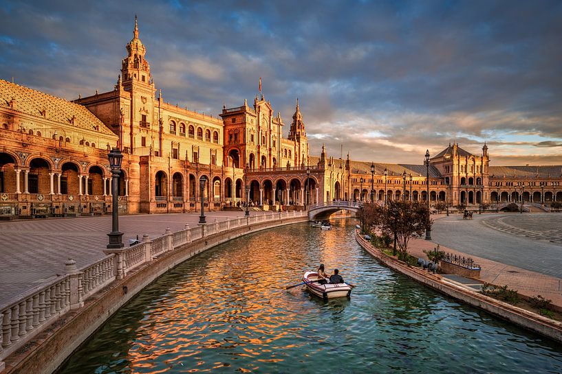 Plaza de Espana in Sevilla, Spanien von Michael Abid