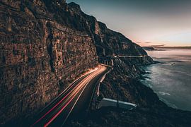 Chapman's Peak bij zonsondergang van Mark Wijsman