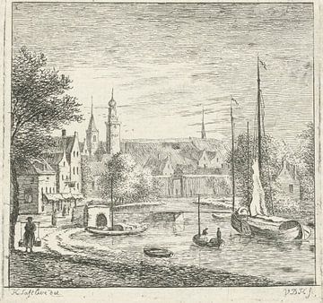 Anthonij van der Haer, Außerhalb des Tolsteeg-Tors in Utrecht, ca. 1745 - 1785