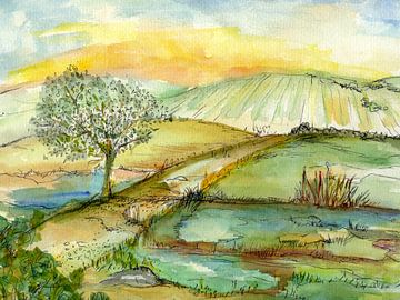 lovely landscape by Claudia Gründler