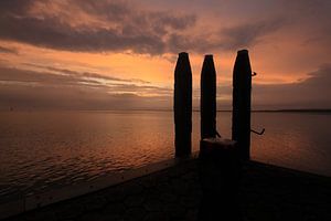 Ameland/Zonsondergang  von Rinnie Wijnstra