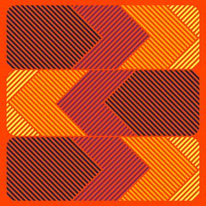 Orange in Abstraktion