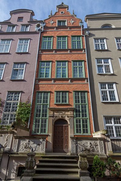Herrenhaus in der Altstadt von Gdansk, Polen von Joost Adriaanse