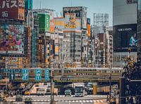 A busy, sunny day in Tokyo (Japan).