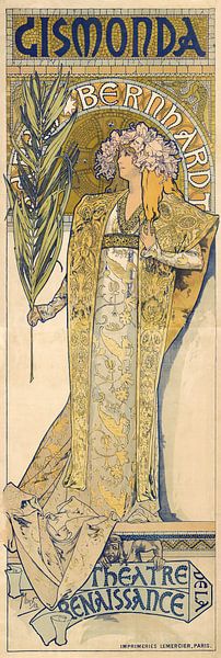 Alfons Maria Mucha,Gismonda records by finemasterpiece