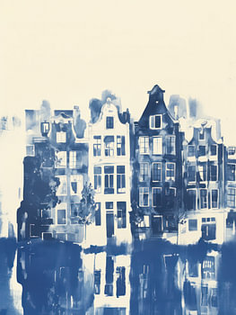 Amsterdam in blue