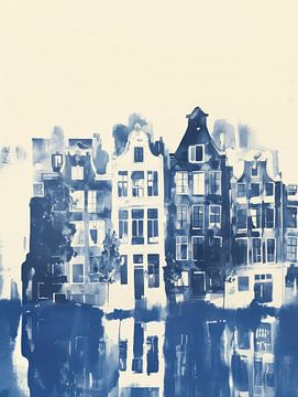 Amserdam in blue by Franka Poulain