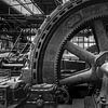 Verlaten en vervallen industrie in zwart-wit van Frans Nijland