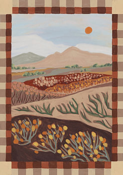 Rustikale Wüstenlandschaft