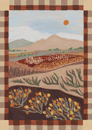 Rustikale Wüstenlandschaft