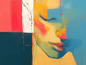 Abstrakte Frau | Abstraktes Portrait Frau