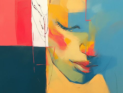 Abstract Vrouw | Abstract Portret Vrouw
