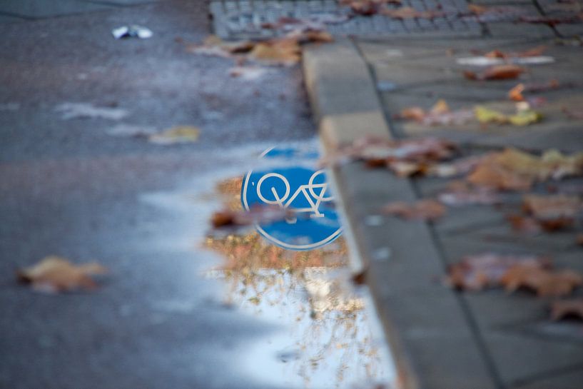 Fahrradweg - Amsterdam von Jaap de Wit