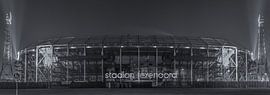 Stadion De Kuip bei Nacht in Rotterdam Feijenoord - 7 von Tux Photography