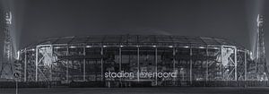 Stade du Feyenoord Rotterdam 'De Kuip' de nuit - partie 7 sur Tux Photography