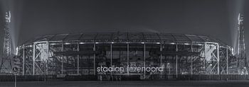 Stadion De Kuip at Night in Rotterdam Feijenoord - 7