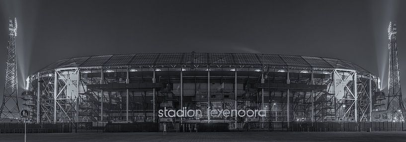 Stade du Feyenoord Rotterdam 'De Kuip' de nuit - partie 7 par Tux Photography