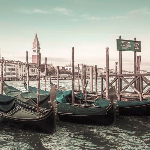 VENICE Grand Canal & Gondels | stedelijke vintage stijl