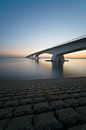 Zeelandbrug (Seelandbrücke) früh am morgen von Roelof Nijholt Miniaturansicht
