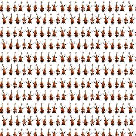 Dancing violins pattern by Grüntyers .