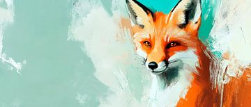 Fascinating view of a fox by Poster Art Shop
