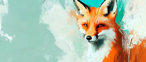 Fascinating view of a fox