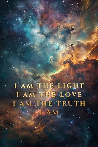 Goldene Affirmation – Kosmischer Goldnebel