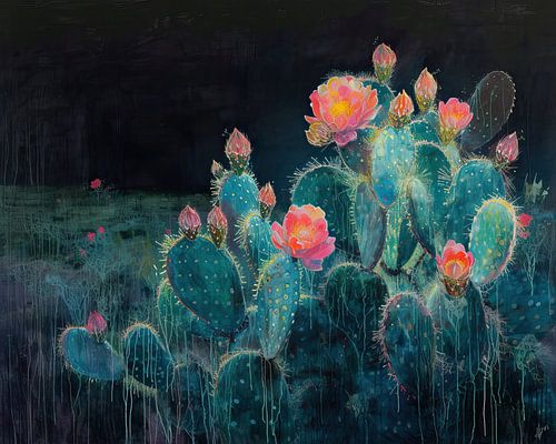 Oasis enchantée de néons