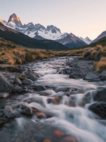 Dreamy mountain landscape