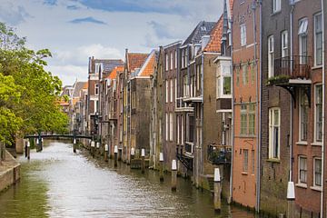 Gracht in Dordrecht van Ingrid Bergmann  Fotografie