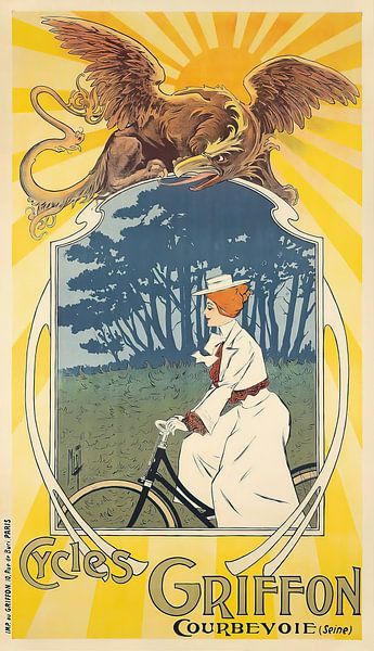 Ferdinand Misti-Mifliez- Cycles Griffon (1900) von Peter Balan
