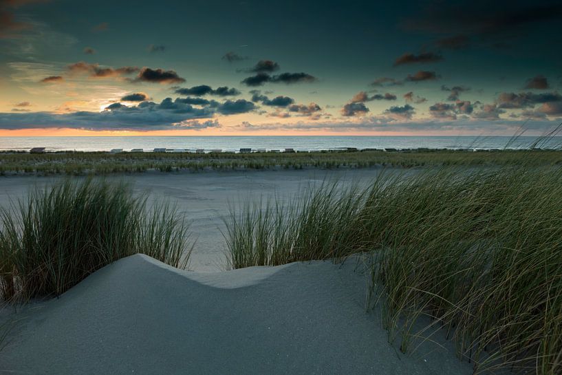 Strandhütten entlang der Küste von gaps photography